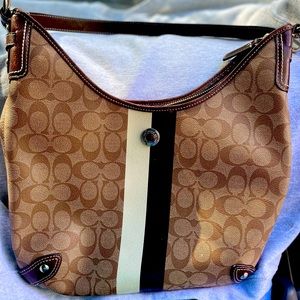 Coach shoulder bag brown